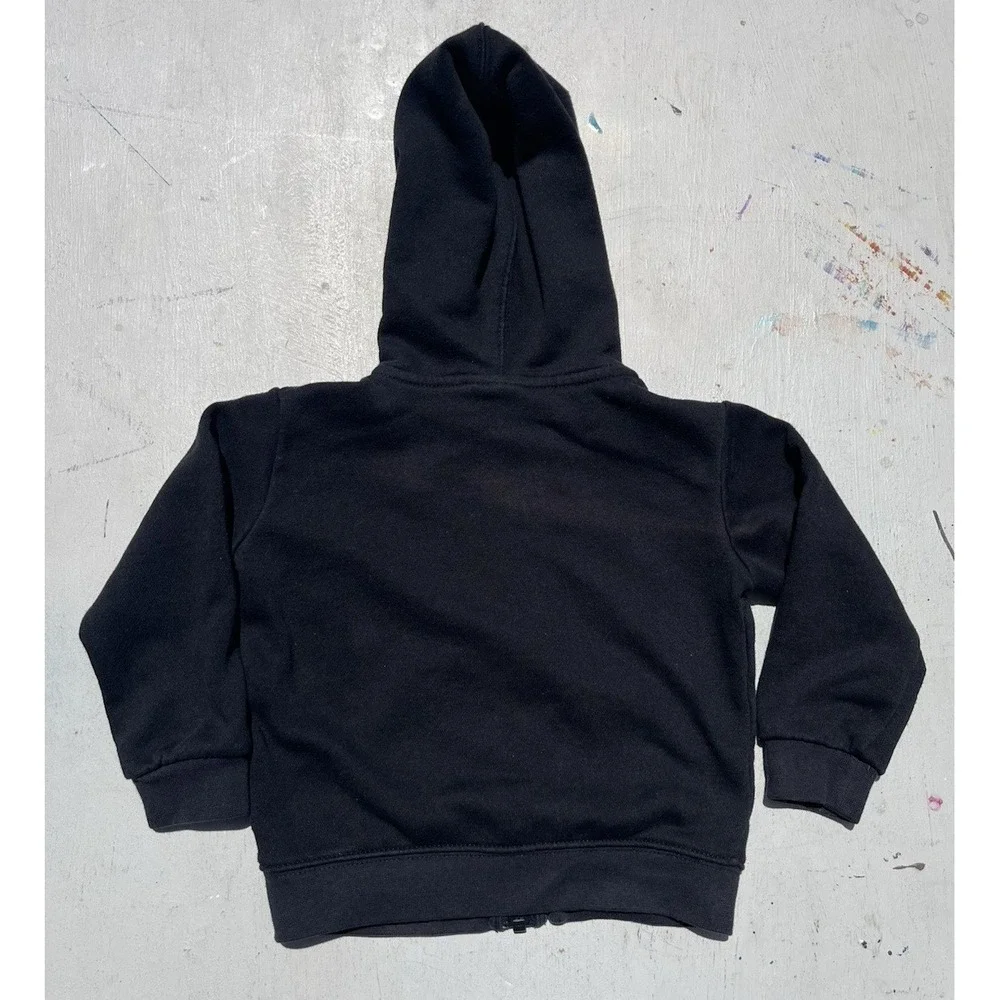 Baby Nike Hoodie Black Swish Logo 24 Months Street Check Casual Street Sports